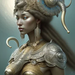 ssango fantasy, fantasy magic, intricate, sharp focus, illustration, highly detailed, digital painting, concept art, matte, artgerm and paul lewin and kehinde wiley, masterpiece silver elephant head bronze Asian African girl nice breast Afo hair turquoise sun rain waves