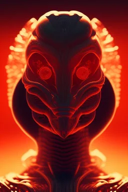 bitcoin alien, Fire theme art, Dark moody night atmosphere, , 8K, close-up face, anatomically perfect face