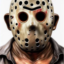 Jason Voorhees,hyper realist, hyper detailed, intricate,