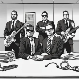 A law firm is also a rock band.