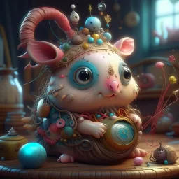 Toy thread, cbzbb, detailed, fantasy, dreamlike, surrealism, super cute, trending on artstation