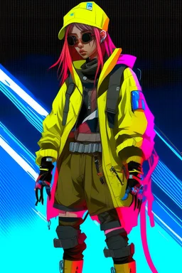 y2k, neon, fluo, cyber, techwear