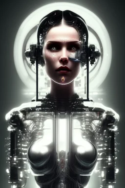 cyberpunk, head, women, portrai, cry, tears, tron, cyborg, robot, cyborg, white hair, seven , perfekt, real, dream, hr giger