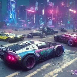 cyberpunk 2077 version of a bugatti