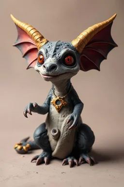 hi poly Mud luxury Wyrm psychic Opossum T-pose just the character and simple background