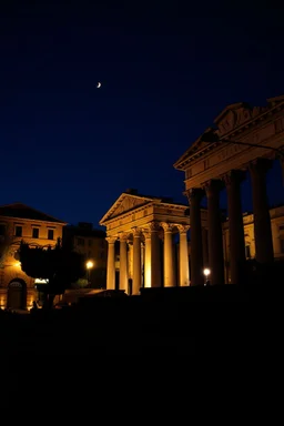 night in ancient Rome