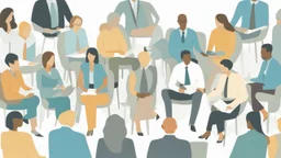 "The image chosen for this article represents the concept of professional growth and career advancement. It features a group of professionals engaged in a discussion, collaboration, or perhaps attending a workshop. The image conveys the idea of networking, sharing knowledge, and collectively working towards personal and career development. It serves as a visual metaphor for the collaborative nature of professional growth and the benefits of connecting with others in one's field."