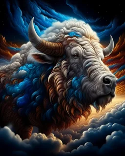 Reveal the majestic beauty of 'The Great White Buffalo' with a captivating visual representation, overflowing with precision, clarity, and vibrant colors. Utilize 4K resolution, the entire color palette, and meticulously emphasize patterns, delicate elements, and intricate textures, ensuring crystal-clear focus and seamless integration with quality standards and relevant keywords. "