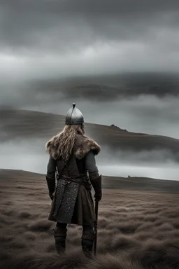 [solid viking warrior] Who was I? Where was I?… The landscape was totally unknown to me, even my body was unfamiliar. What forces brought me here? I searched my mind for memories… There was something there, but it was too clouded… A name… I scanned the horizon. A distant structure rose out of the mists. As evening approached I came upon an enigmatic oasis with a fountain.