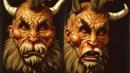 Krampus mask by Andrea del sarto