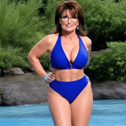 Sarah Palin in swinsuit