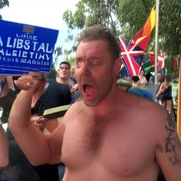 liberal white australian man disgusted by gays
