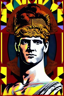 portrait mark antony popart style