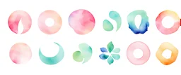 Set Plus Abstract Watercolor LOGO