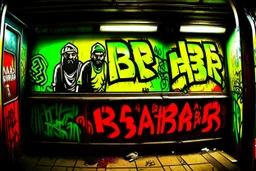 ˂https://soundcloud.com/b-mannen˃ Write the text: "KEBAB BROTHERS" :: "KEBAB BROTHERS" :: Graffiti text, in subway with a happy gangsta Jesus holding a spray can painting the text in graffiti style: "KEBAB BROTHERS"