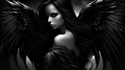 Beautiful dark angel
