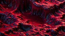 Horror Art-inspired complex 3D rendering of Abstract Porosity that is crimson, black, and pus-filled rotting flesh, Vibrant, Porous, Eldritch, Diseaased, Putrid, and Wet Texture Background Perfect for skin textures, 3D Game Cinematic Feel, Epic 3D Videogame Graphics, Intricately Detailed, 8K Resolution, Dynamic Lighting, Unreal Engine 5, CryEngine, Trending on ArtStation, HDR, 3D Masterpiece, Unity Render, Perfect Composition