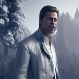 Full body, 3d render, Brad pitt 1800's men style, 1800's hair style, 1800's men clothes style, hyper realistic, octane render, unreal engine 5, 8k, palace background, uhd