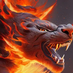 smooth hyper realistic, beautiful Japanese burning lava tiger battle with knight in crown, pale colors, dark cosmos background, extremely sharp detail, finely tuned detail, ultra high definition, 8 k, unreal engine 5, ultra sharp focus, accurate sword wings, positive smile, lot of details, fit within portrait, Ambiance winter, perfect composition, perfect hair, perfect hands, finger up gestures