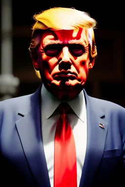 Ultra realistic image night, Donald trump zombie, suit, blood, torn arm, night, the walking dead style, dark ambient, highly detailed, White House background, concept art, unreal engine 5, ray tracing, RTX, ultra detail, volumetric lighting, high definition, high resolution.