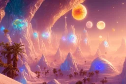  white and gold crystal cosmic and galactic ambiance, full of details, smooth, bright sunshine，soft light atmosphere, light effect，vaporwave colorful, concept art, smooth, extremely sharp detail, finely tuned detail, ultra high definition, 8 k, unreal engine 5, ultra sharp focus