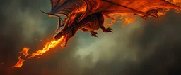 portrait of wild fire breathing bat dragon kangaroo above Byzantes