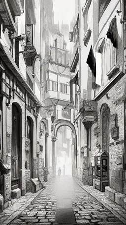 Fine line draw style