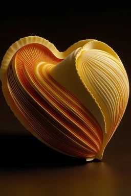 a shell in a shape of a heart