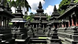 Balinese temples, where stone and spirits commune.