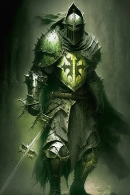 crusader holy light olive green dark medieval TambsTV knight paladin crusades diablo demon dark ages