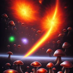 Chronal mass ejection from mushroom