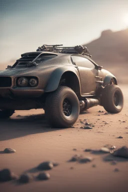 mad max concept car exhibition, bokeh like f/0.8, tilt-shift lens 8k, high detail, smooth render, down-light, unreal engine, prize winning