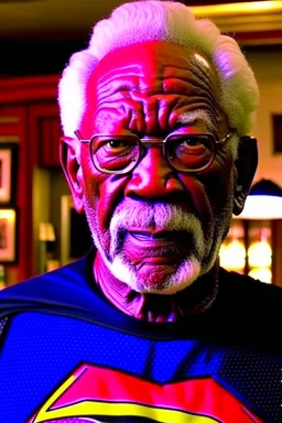 morgan freeman as superman