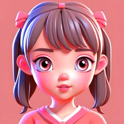 cute girl 3D