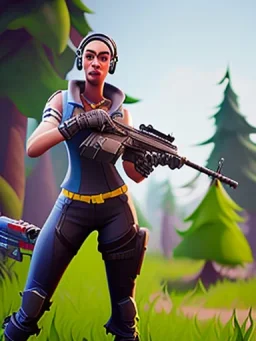 Fortnite female model photography