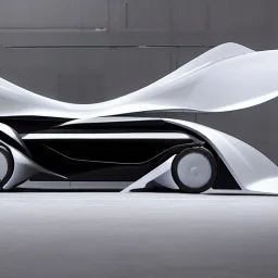 seven wheels concept car designed by zaha hadid