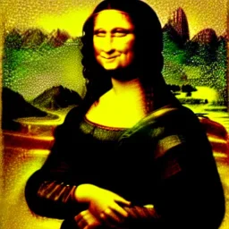 cat mona lisa