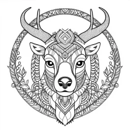 amazing animals, each forest animal art has an imaginary into one animal, Strange, imaginative, mandala coloring sheet, full view, don't draw repeated image again, realistic, only draw lines, coloring book, clean line art, –no sketch, color, –ar 3:4, white background, minimalistic black lines, minimal black color, low level black colors, coloring page, avoid thick black colors, thin black line art, avoid colors, perfect shape, perfect clear lines,