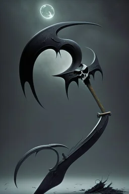 black big scythe