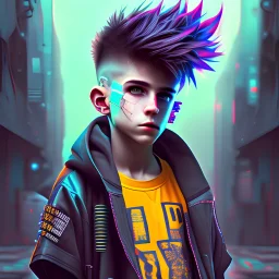 The cyberpunk boy