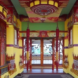 Buddhist temple in Hungarian Jugendstil