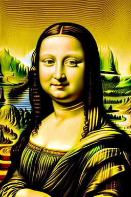 mona lisa if she was grimace