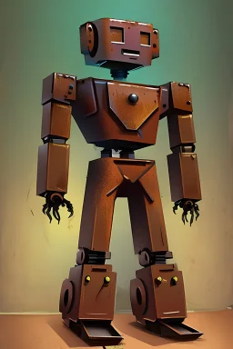 A rusted old robot showing up in court one day claiming to be the true author of my artwork.