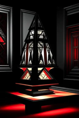 gaming table lamp inspired by palace, modern design,