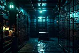 a cell in a dungeon. Dark gothic fantasy. photorealistic. 4k