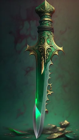 dagger covered in poison