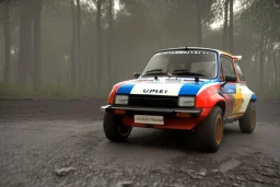 Renault 5 turbo car , rally ,ultra realistic,concept