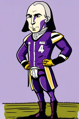 James Madison British football player cartoon 2d