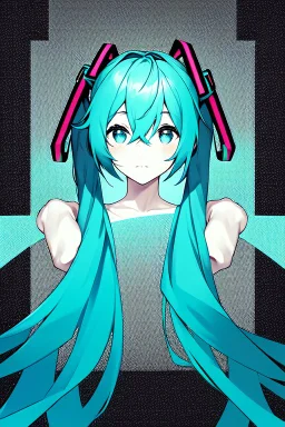 hatsune miku with a m16