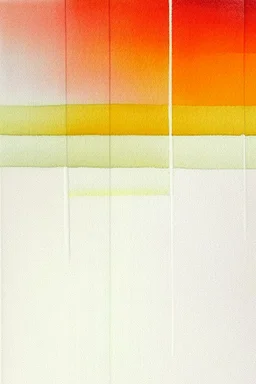 Abstract watercolour in the style of Agnes Martin. Pastel colours